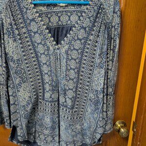 Womens Boho top, size Large